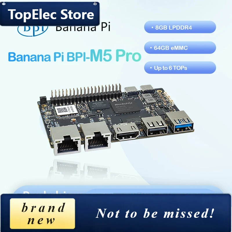 Banana Pi Bpi-M5 - TopElec Banana Pi BPI-M5 Pro Rockchip