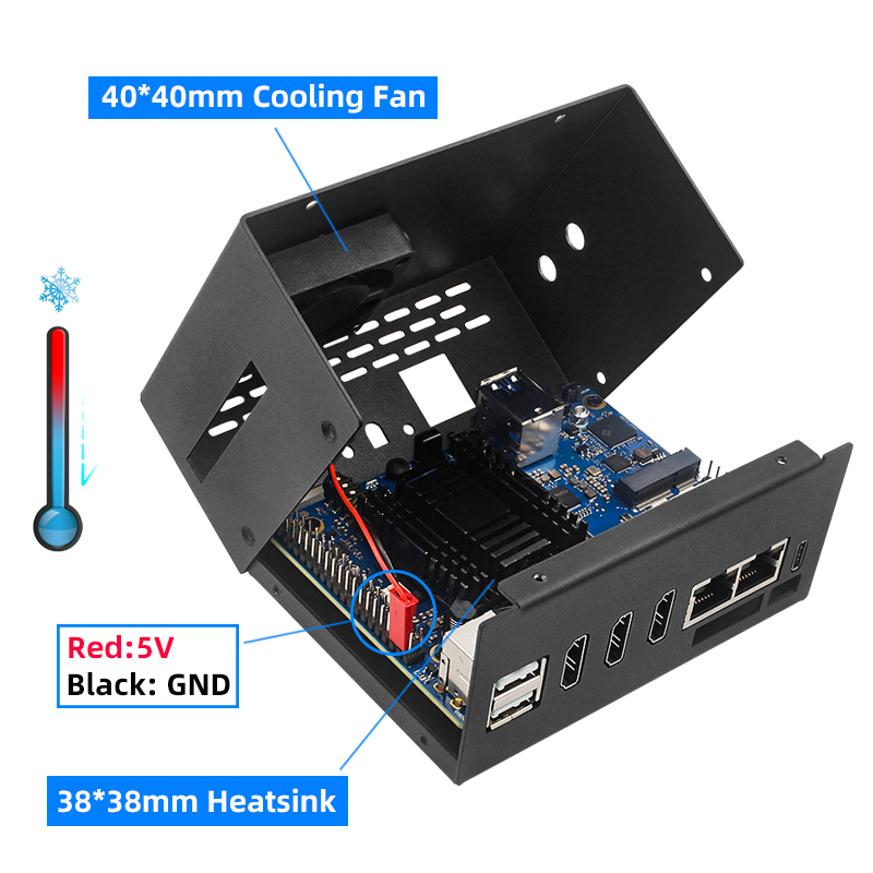 Orange Pi 5 Plus Metal Case wi - Orange Pi 5 Plus 16Gb recension och pris
