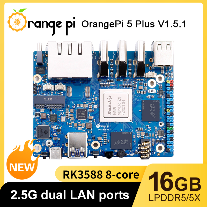 TopElec Orange Pi 5 Plus 16GB  - Orange Pi 5 Plus 16Gb recension och pris