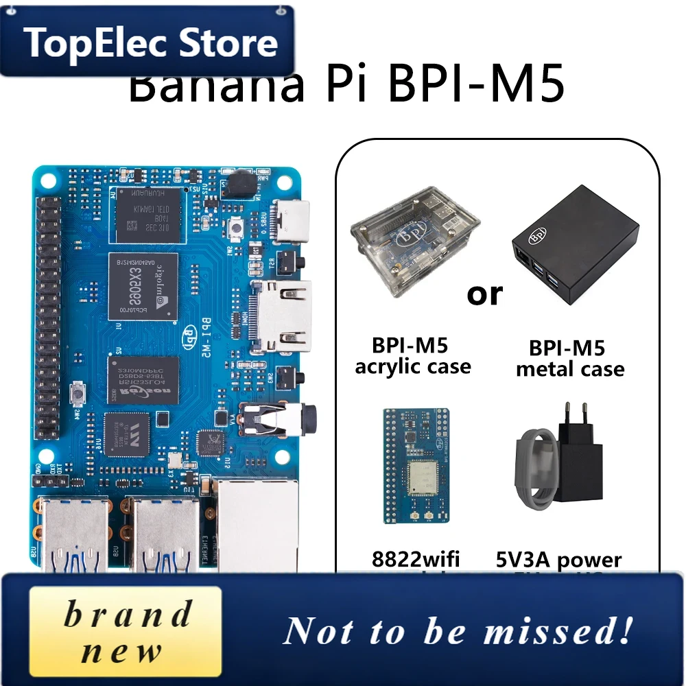 TopElec Banana PI BPI-M5 SET W - Banana Pi Bpi-M5 recension och pris