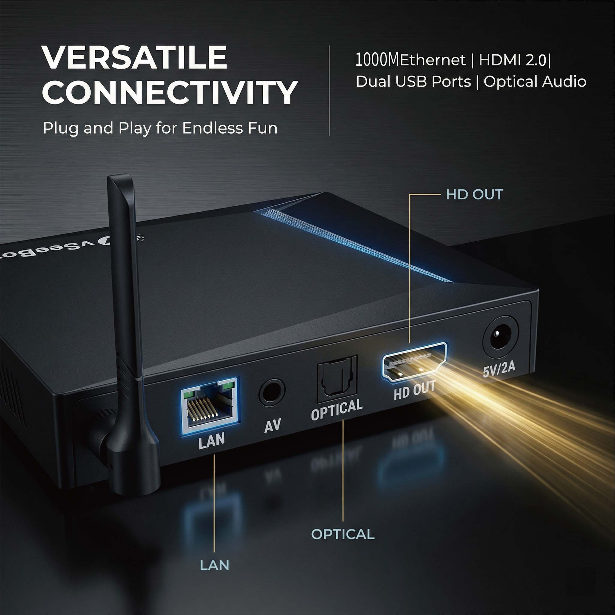 VSeeBox V6 Pro 2026 Newest, 4G - Khadas Vim4 8Gb recension och pris