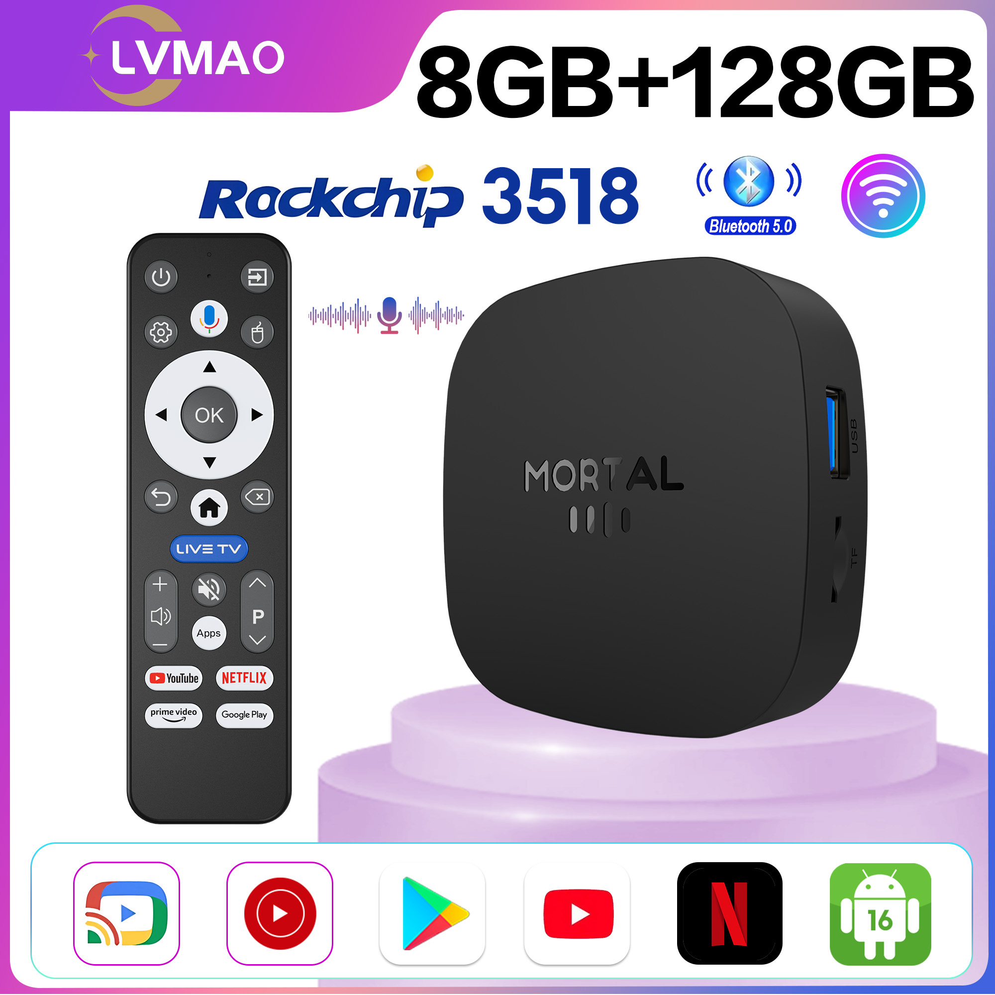 2026 NEW TV BOX T1+ RK3518 Sma - Khadas Vim4 8Gb recension och pris
